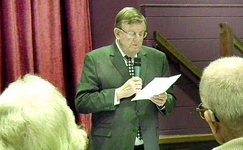 Sitting Hinkler MP Paul Neville during his five-minute speaking time. Sitting Hinkler MP Paul Neville during his five-minute speaking time.